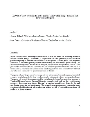 Research_H - TGB - An Oil to Water Conversion