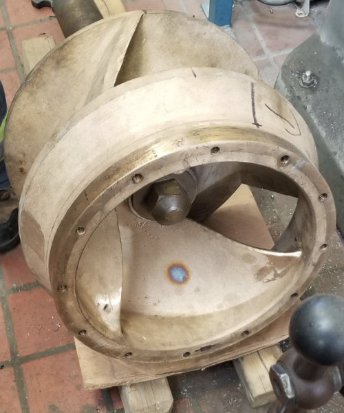 Pump Wear Rings for a wastewater treatment plant