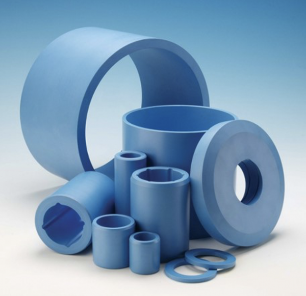 ThorPlas-Blue self-lubricating bearings for Wheel Loaders, no more constant greasing, longer wear life.