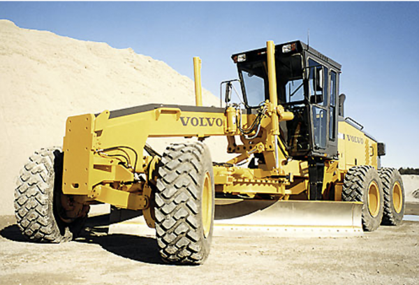 Scraper pads under grader - Iamgold Corp., Westwood Project, Quebec, Canada