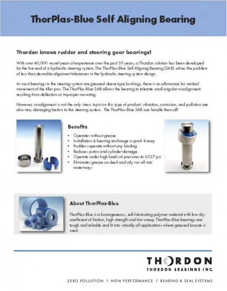 ThorPlas-Blue Self Aligning Bearing
