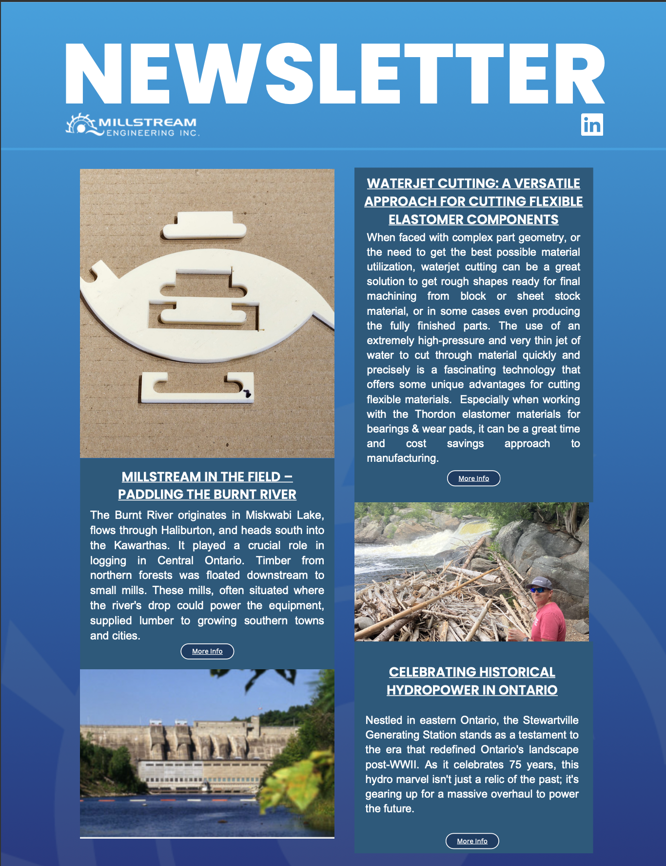 Millstream Engineering August Newsletter