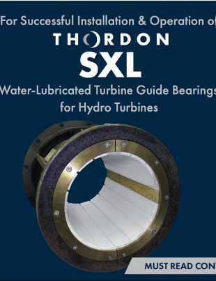Turbine Guide Bearing Installation Guideline by Thordon Bearings
