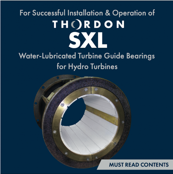 Turbine Guide Bearing Installation Guideline by Thordon Bearings