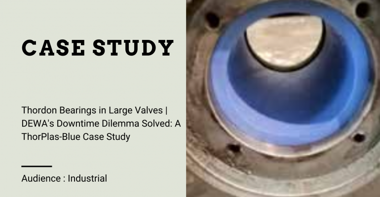 Case Study – Thordon Bearings in Large Valves – Butterfly valves, spherical gate valves, etc.