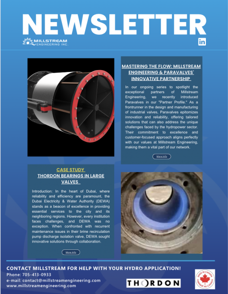 Use of Valves in Hydro by Millstream engineering